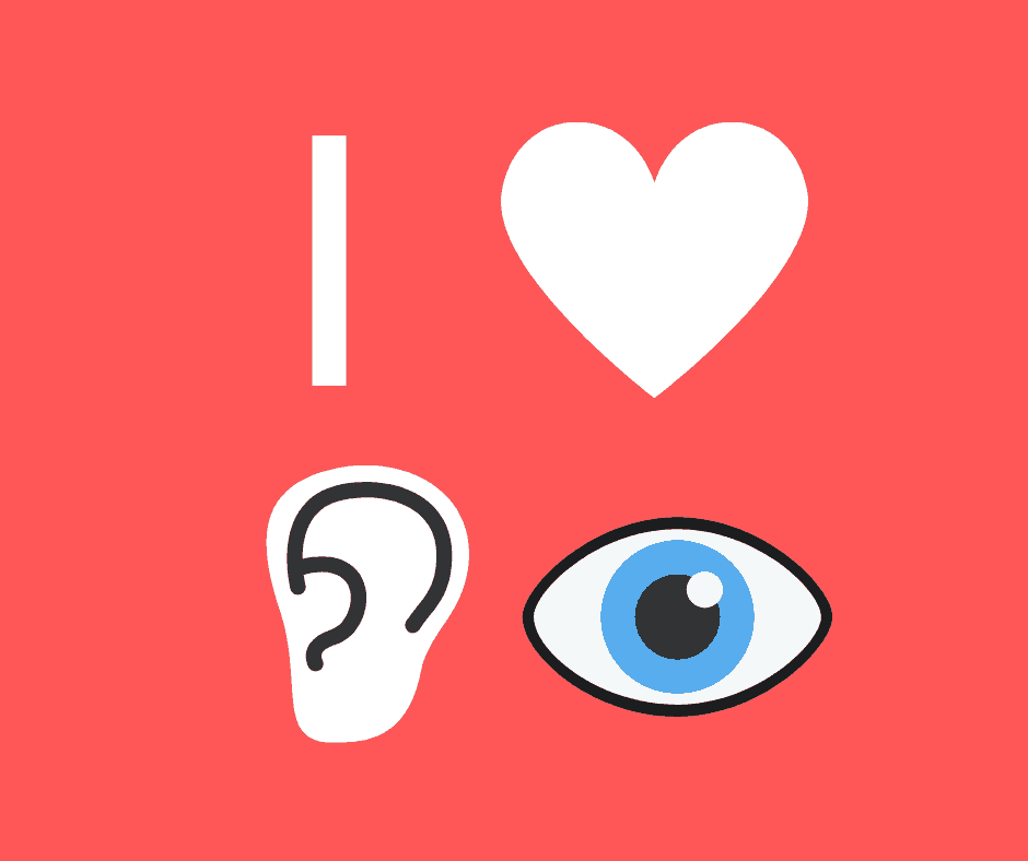 Valentines day - love your eyes and ears