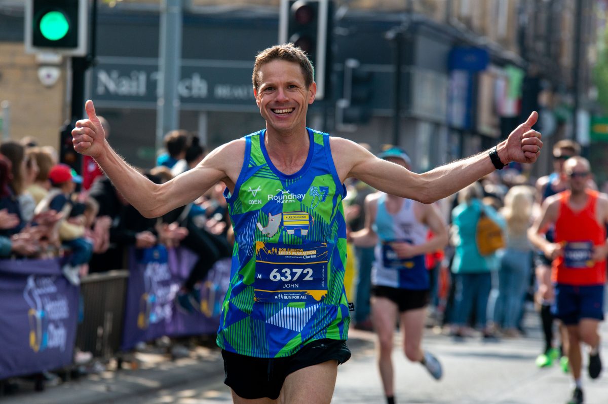 Rob Burrow Leeds Marathon 2025 Deafblind UK