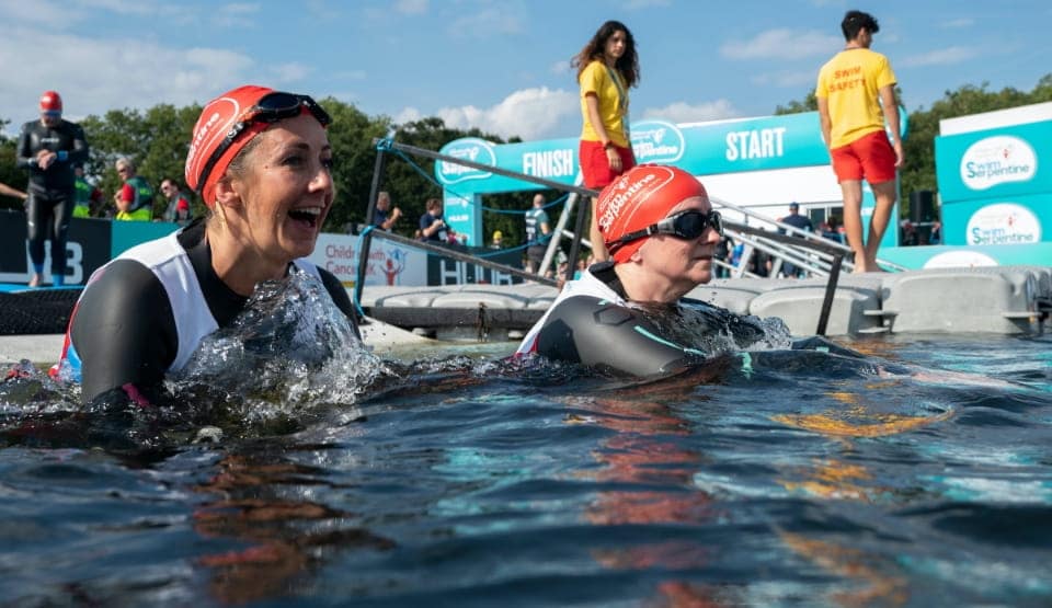 Swim Serpentine 2024 Deafblind UK