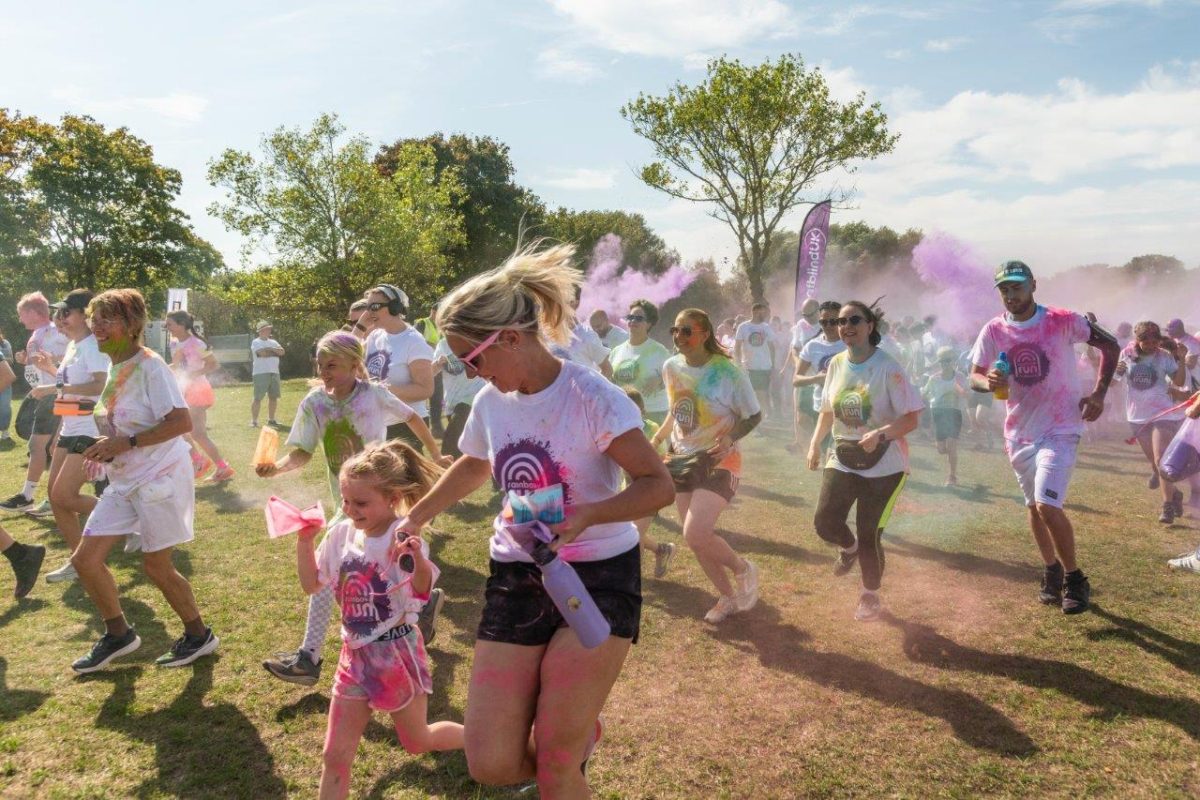 Hundreds run the rainbow for Deafblind UK Deafblind UK