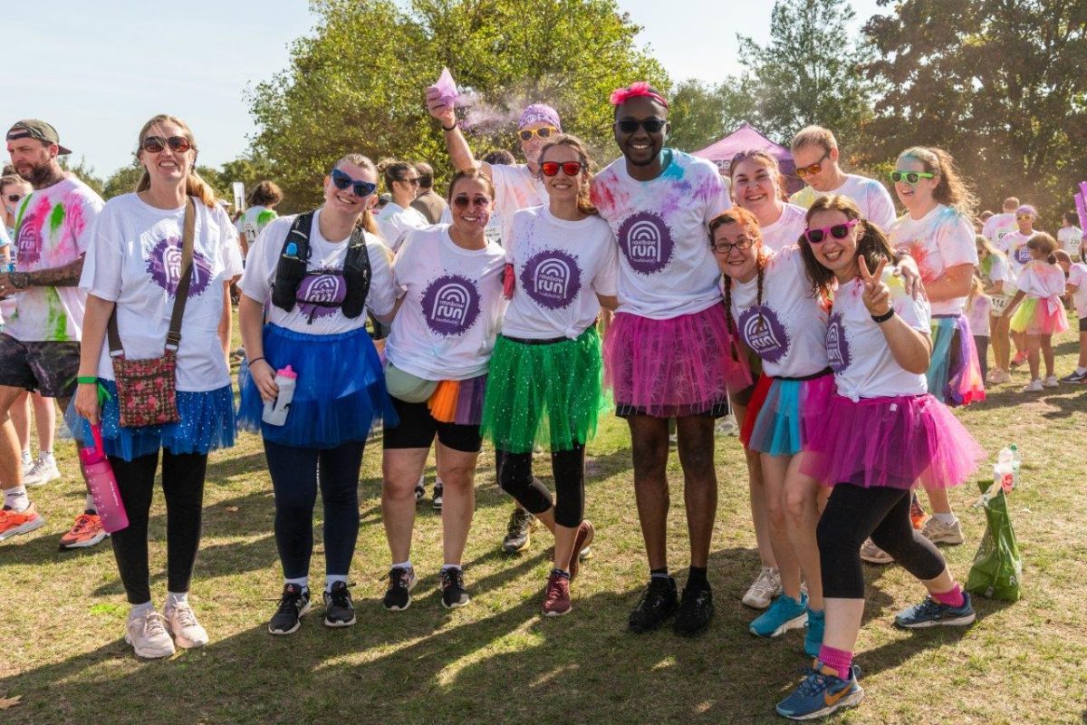 Hundreds run the rainbow for Deafblind UK Deafblind UK