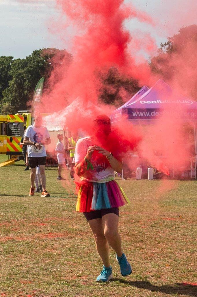 Hundreds run the rainbow for Deafblind UK Deafblind UK