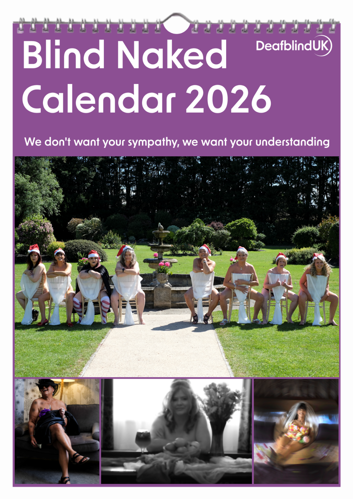 Blind Naked Calendar 2026 Deafblind UK