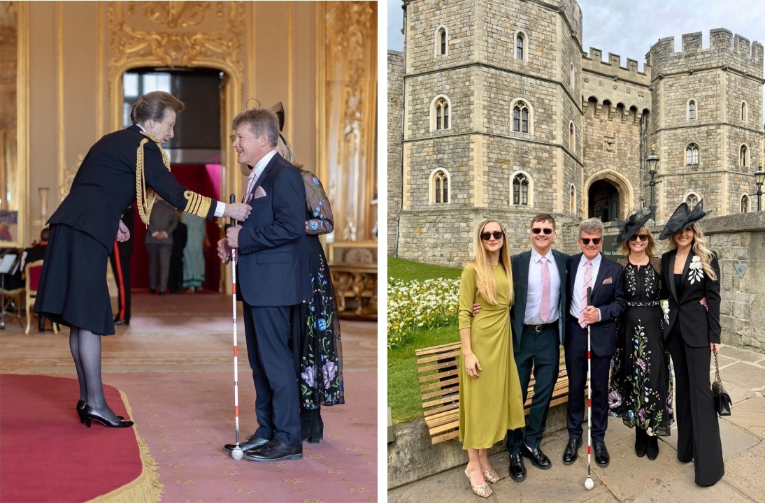 Deafblind UK Chair receives OBE from the Princess Royal Deafblind UK Deafblind UK Chair receives OBE from the Princess Royal Deafblind UK