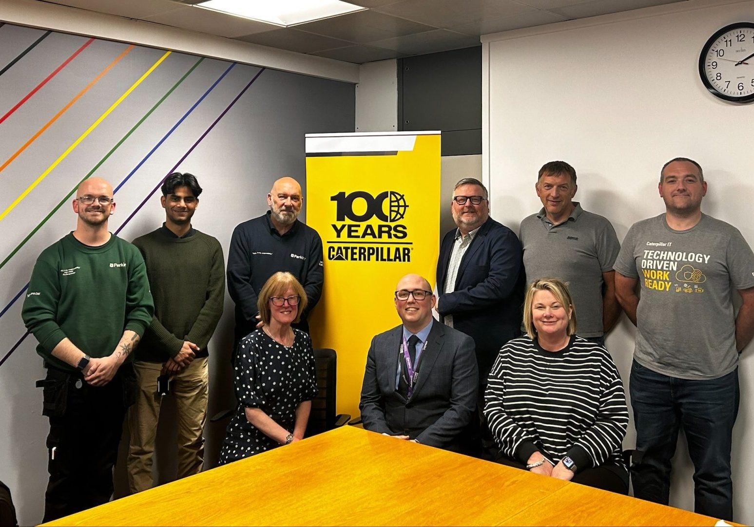 Employees of Caterpillar Inc Peterborough facility